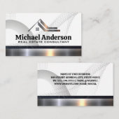 Vastgoed Metallic Trim | Professioneel Visitekaartje (Voorkant / Achterkant)