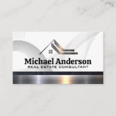 Vastgoed Metallic Trim | Professioneel Visitekaartje (Voorkant)