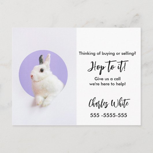 Vastgoed Pasen verwijzingen Aankondiging (Achterkant)