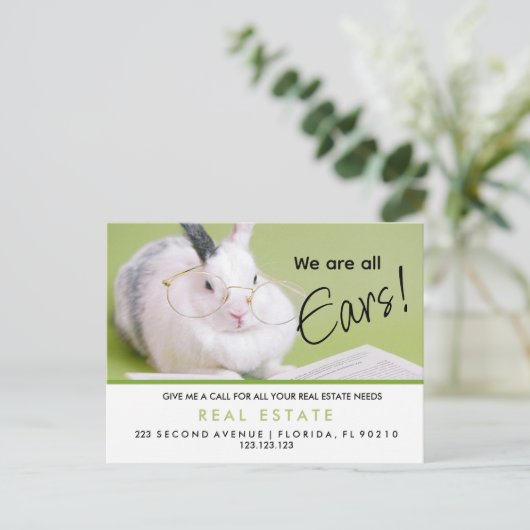 Vastgoed Pasen verwijzingen Aankondiging (Staand voorkant)