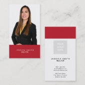 Vastgoed rode bar visitekaartje (Voorkant / Achterkant)