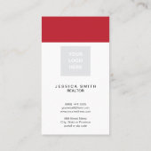 Vastgoed rode bar visitekaartje (Achterkant)