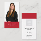 Vastgoed rode bar visitekaartje (Voorkant / Achterkant)