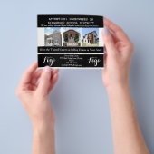  Vastgoed School District Gerichte Postkaarten Flyer (Hand)