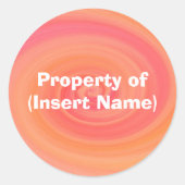 Vastgoed Sticker - Gepersonaliseerd (Voorkant)