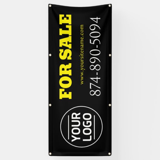 Vastgoed te koop Aangepaste banner (Verticaal)