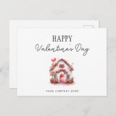 Vastgoed Valentijnsdag Farming Feestdagenkaart (Voorkant / Achterkant)