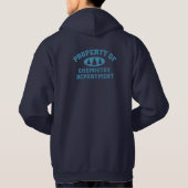 Vastgoed van de afdeling scheikunde hoodie (Achterkant)