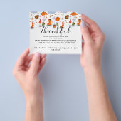 vastgoed verwysing aankondiging in de herfst flyer (Hand)