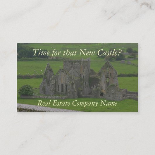 Vastgoed/Visitekaartje verplaatsen Visitekaartje (Voorkant)