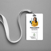Vastgoed Voeg uw logo foto QR-code toe Badge