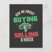 Vastgoed - Vraag het mij Briefkaart (Voorkant)