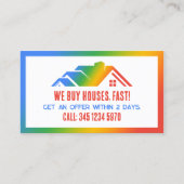 Vastgoed Wij kopen huizen QR Visitekaartje (Voorkant)