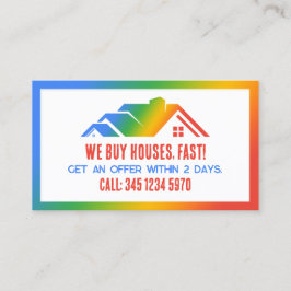 Vastgoed Wij kopen huizen QR Visitekaartje