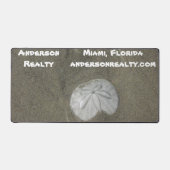 Vastgoed Zand Dollar Kustwoning Verkoopmakelaar Bureaumat (Voorkant)