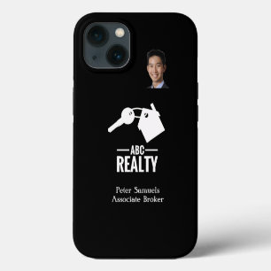 Vastgoed zwart gemerkt iPhone 13 Hoesje