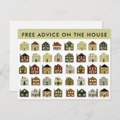 Vastgoedagentschap Advieskaart (Voorkant / Achterkant)