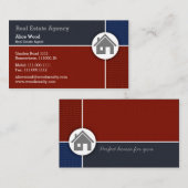 Vastgoedagentschap | Beroepsbeoefenaars Visitekaartje (Voorkant / Achterkant)