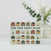 Vastgoedagentschap Briefkaart (Staand voorkant)