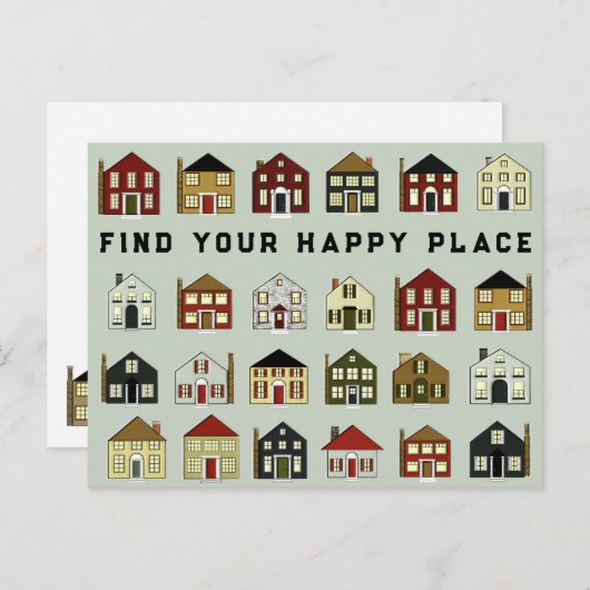 Vastgoedagentschap Briefkaart (Voorkant / Achterkant)