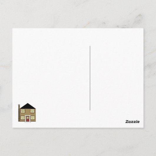 Vastgoedagentschap Briefkaart (Achterkant)