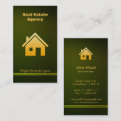 Vastgoedagentschap Visitekaartje (Voorkant / Achterkant)