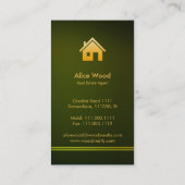 Vastgoedagentschap Visitekaartje (Achterkant)