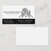 Vastgoedagentschap | Visitekaartje van gebouwen (Voorkant / Achterkant)