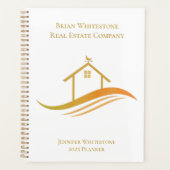 Vastgoedbedrijf Chic Gold House Logo 2025 Planner (Voorkant)
