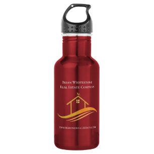 Vastgoedbedrijf Chic Gouden Gepersonaliseerde Make Waterfles