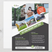 Vastgoedbedrijf Flyer Sjabloon (Voorkant / Achterkant)