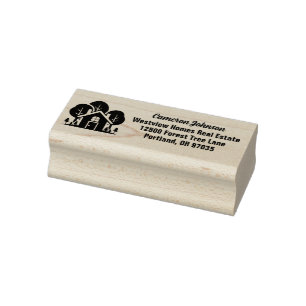 Vastgoedbedrijf Forest House Retouradres Rubberstempel