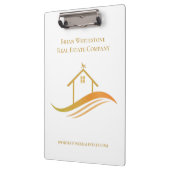 Vastgoedbedrijf Gold House Aangepaste marketing Klembord (Links)