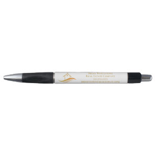 Vastgoedbedrijf Gold House Logo Marketing Pen