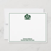 Vastgoedbedrijf Green Forest House Notitiekaartje (Voorkant)