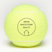 Vastgoedbedrijf Moderne Douanemarketing Tennisballen (Voorkant)