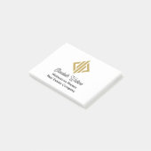 Vastgoedbedrijf Op maat gemaakt Bedrijfsmodel Post-it® Notes (Schuin)