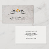 Vastgoedbeheer | makelaarskantoor visitekaartje (Voorkant / Achterkant)