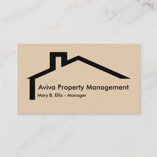 Vastgoedbeheer Visitekaartje (Voorkant)