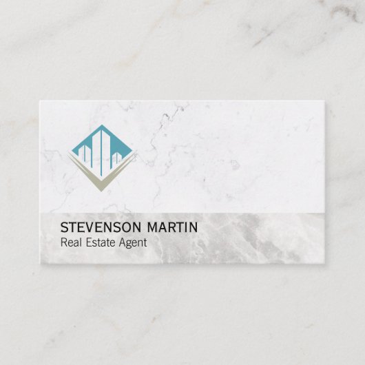 Vastgoedbelegger | Eigendomsbeheer | Marmer Visitekaartje (Voorkant)