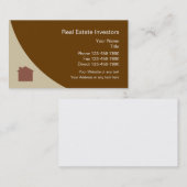 Vastgoedbelegger Visitekaartje (Voorkant / Achterkant)