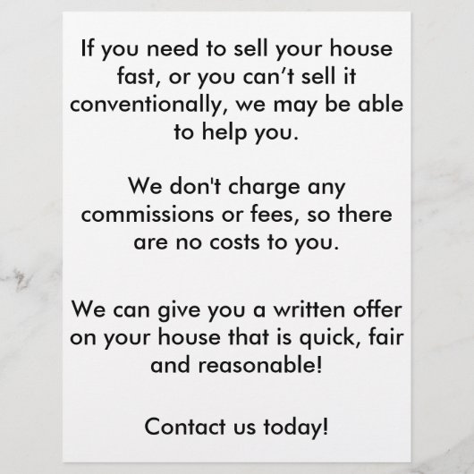 Vastgoedbeleggersbrochure Flyer (Achterkant)