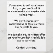 Vastgoedbeleggersbrochure Flyer (Achterkant)