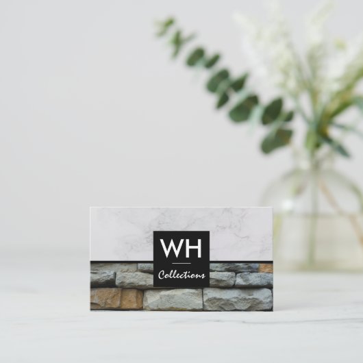 vastgoedbelegging | Onroerend goed Visitekaartje (Staand voorkant)