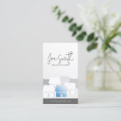 Vastgoedbeleggingen in onroerend goed van een make visitekaartje (Staand voorkant)