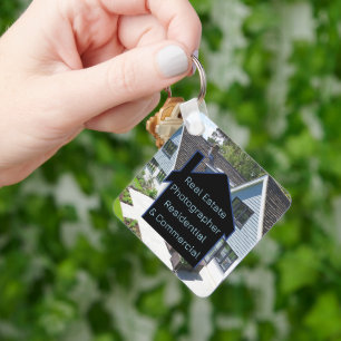 Vastgoedfotograaf QR Code Sleutelhanger