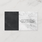 Vastgoedgebouw Logo | Zakelijk Man in Suit Visitekaartje (Achterkant)