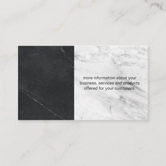 Vastgoedgebouw Logo | Zakelijk Man in Suit Visitekaartje (Achterkant)