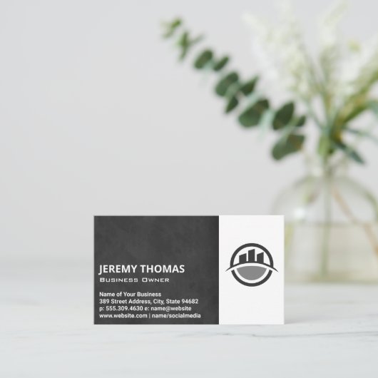 Vastgoedgebouw | Moderne stad Visitekaartje (Staand voorkant)