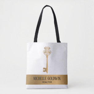 Vastgoedhypotheeksleutel voor onroerend goed tote bag
